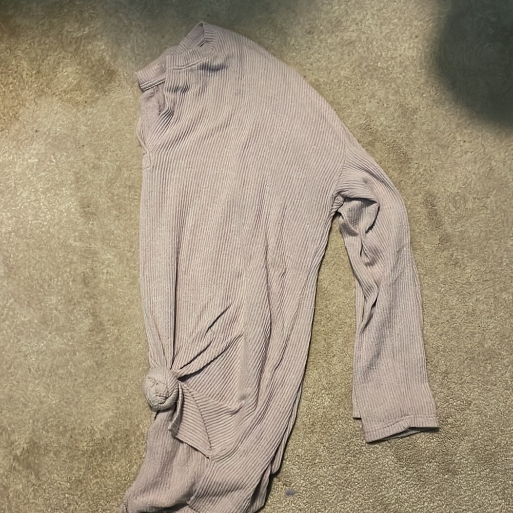 Lavender Roxy Ripped Sweater - Picture 3 of 3